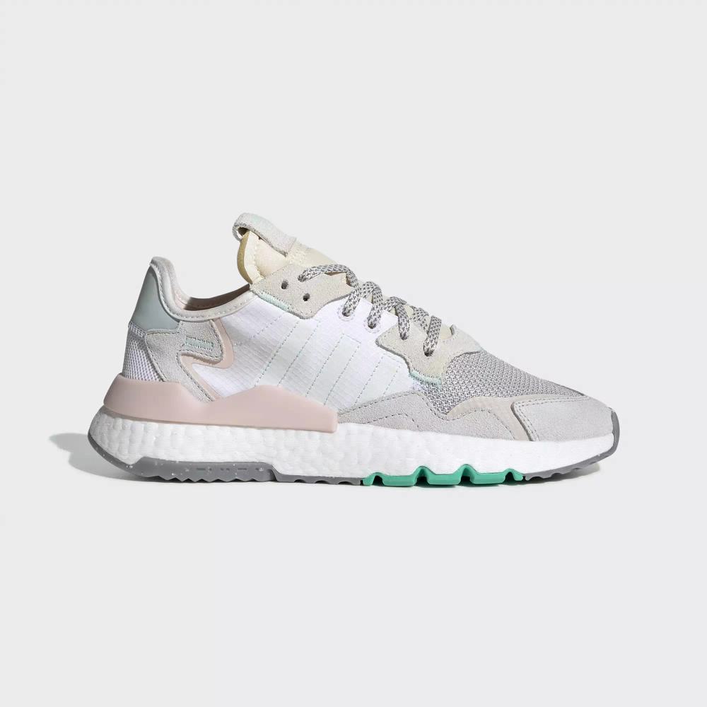 Adidas Nite Jogger W Tenis Blancos Para Mujer (MX-29647)